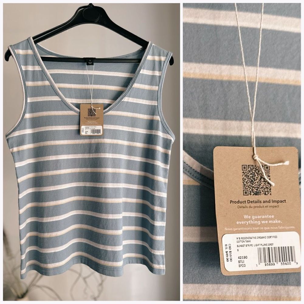 Patagonia Women's Regenerative Organic Certified™ Cotton Tank Top Small NWT